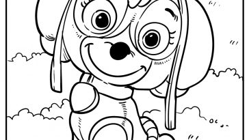 paw patrol coloring pages free images