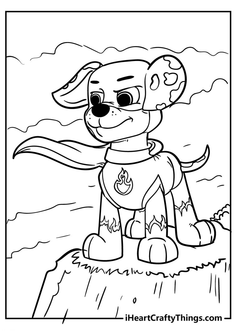 Paw Patrol Coloring Pages Updated