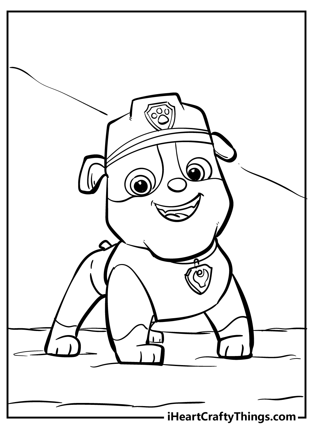 paw patrol coloring pages free printable