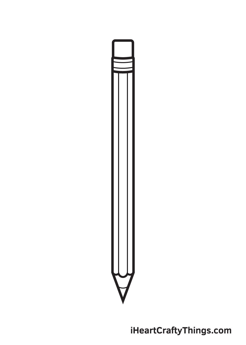 Pencil Drawing  How To Draw A Pencil Step By Step