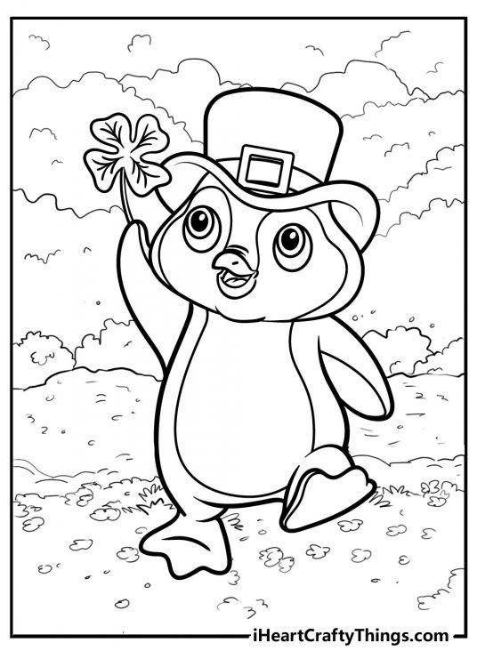 Penguin Coloring Pages