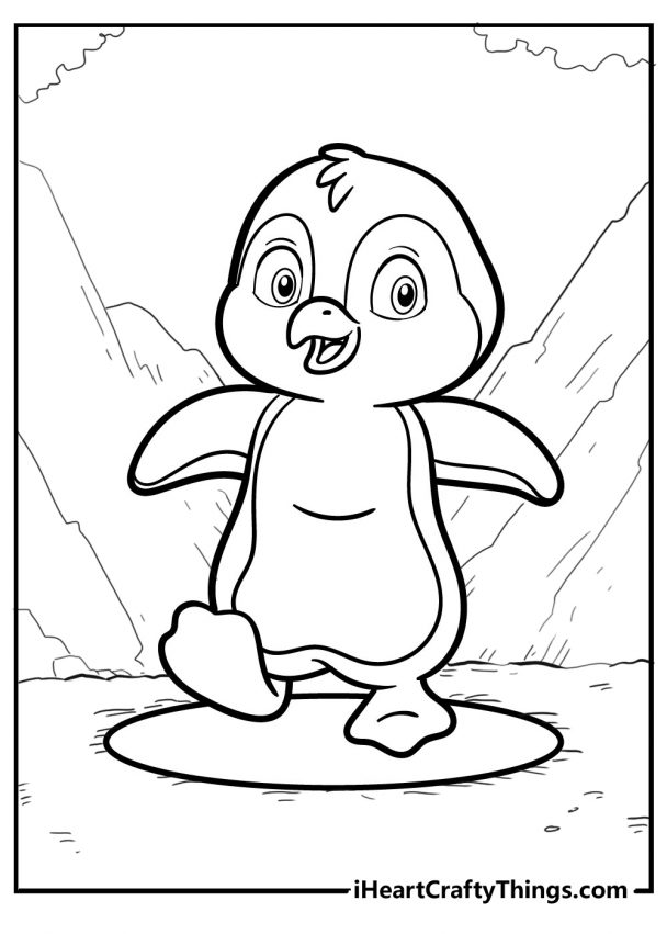 Penguin Coloring Pages (100% Free Printables)