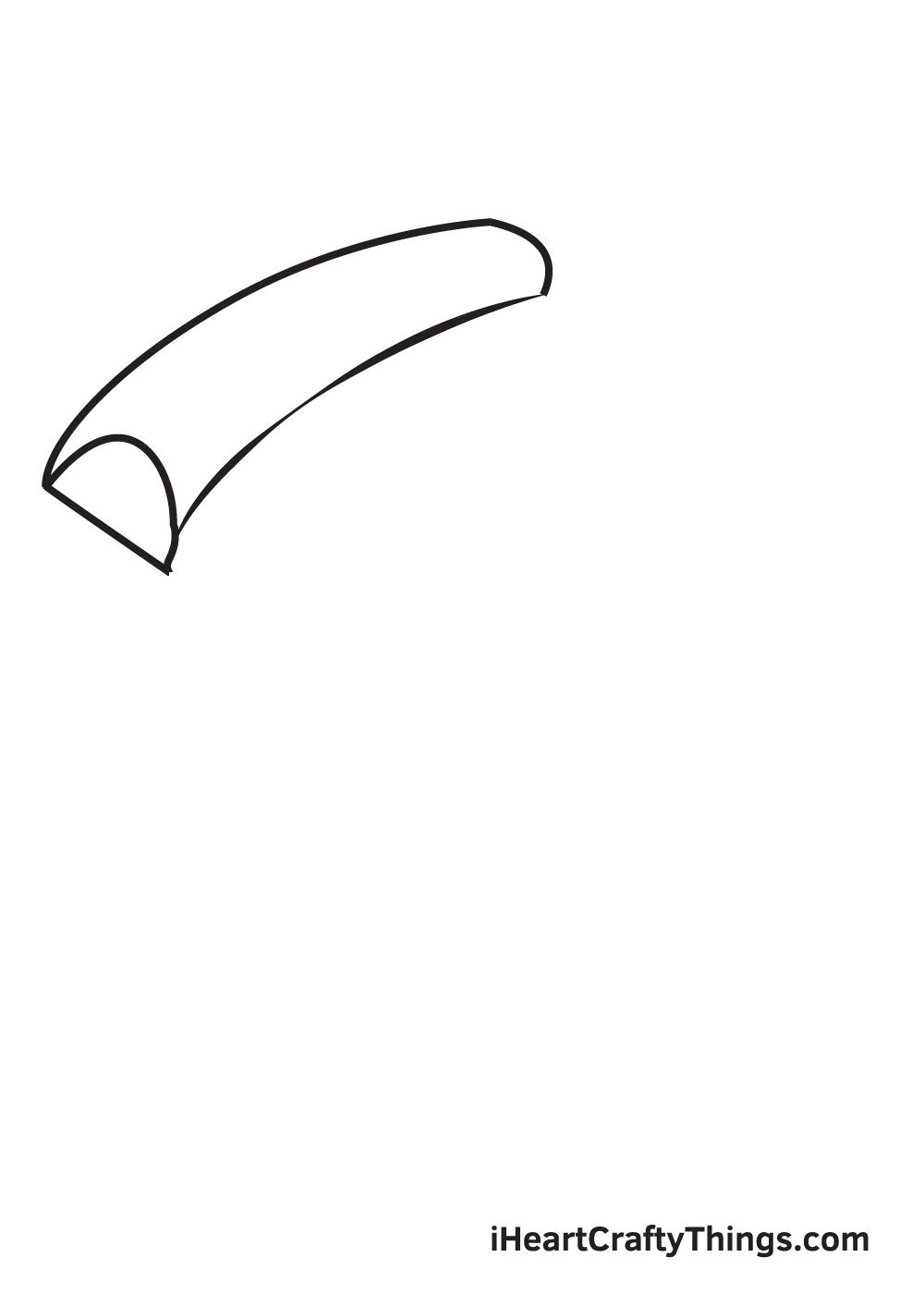 pizza drawing step 1