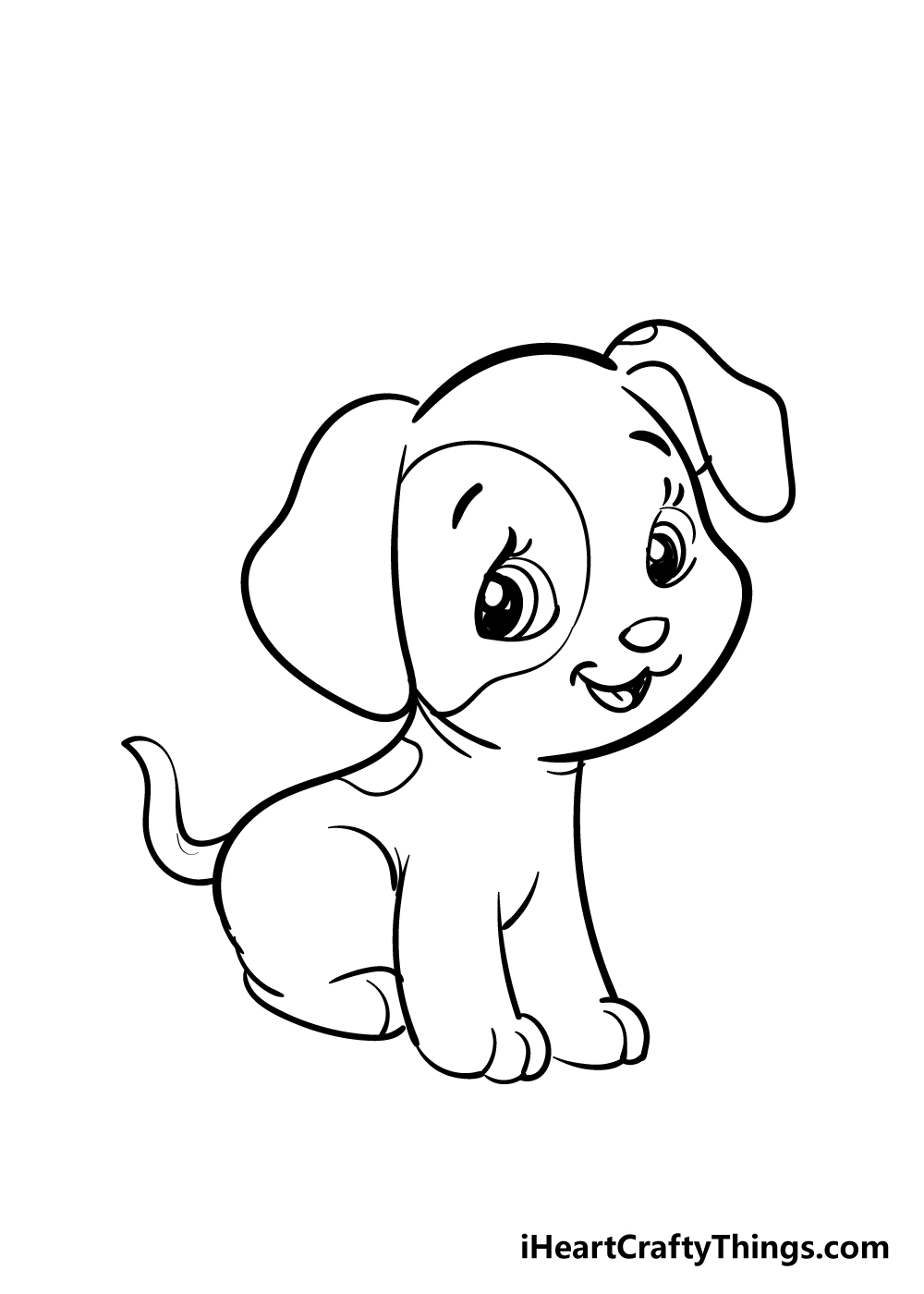 puppy drawing step 7