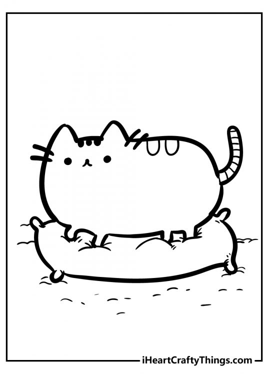 Pusheen Coloring Pages (Updated 2022)