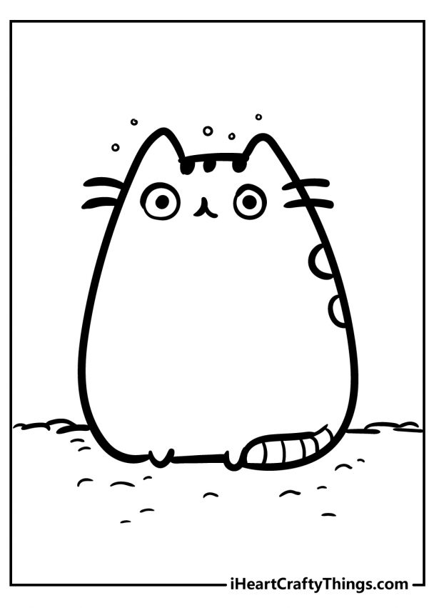 Pusheen Coloring Pages (Updated 2022)