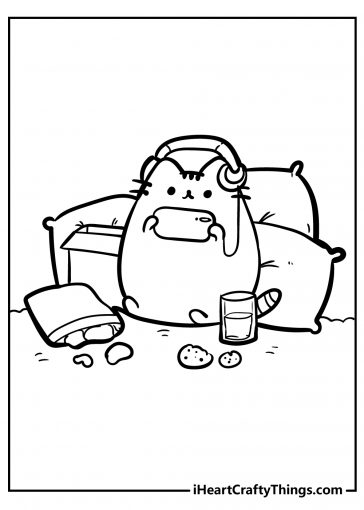 Pusheen Coloring Pages (Updated 2021)