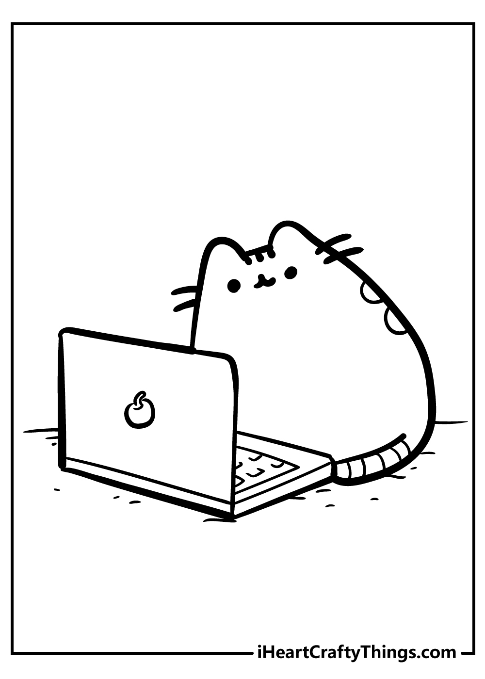 pusheen coloring pages free printable