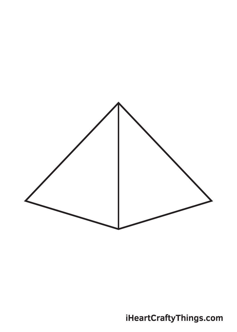pyramid drawing step 5