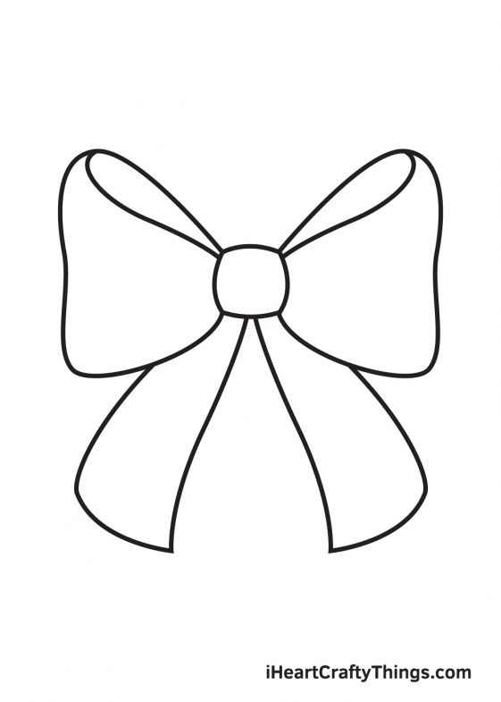 Ribbon Drawing - How To Draw A Ribbon Step By Step