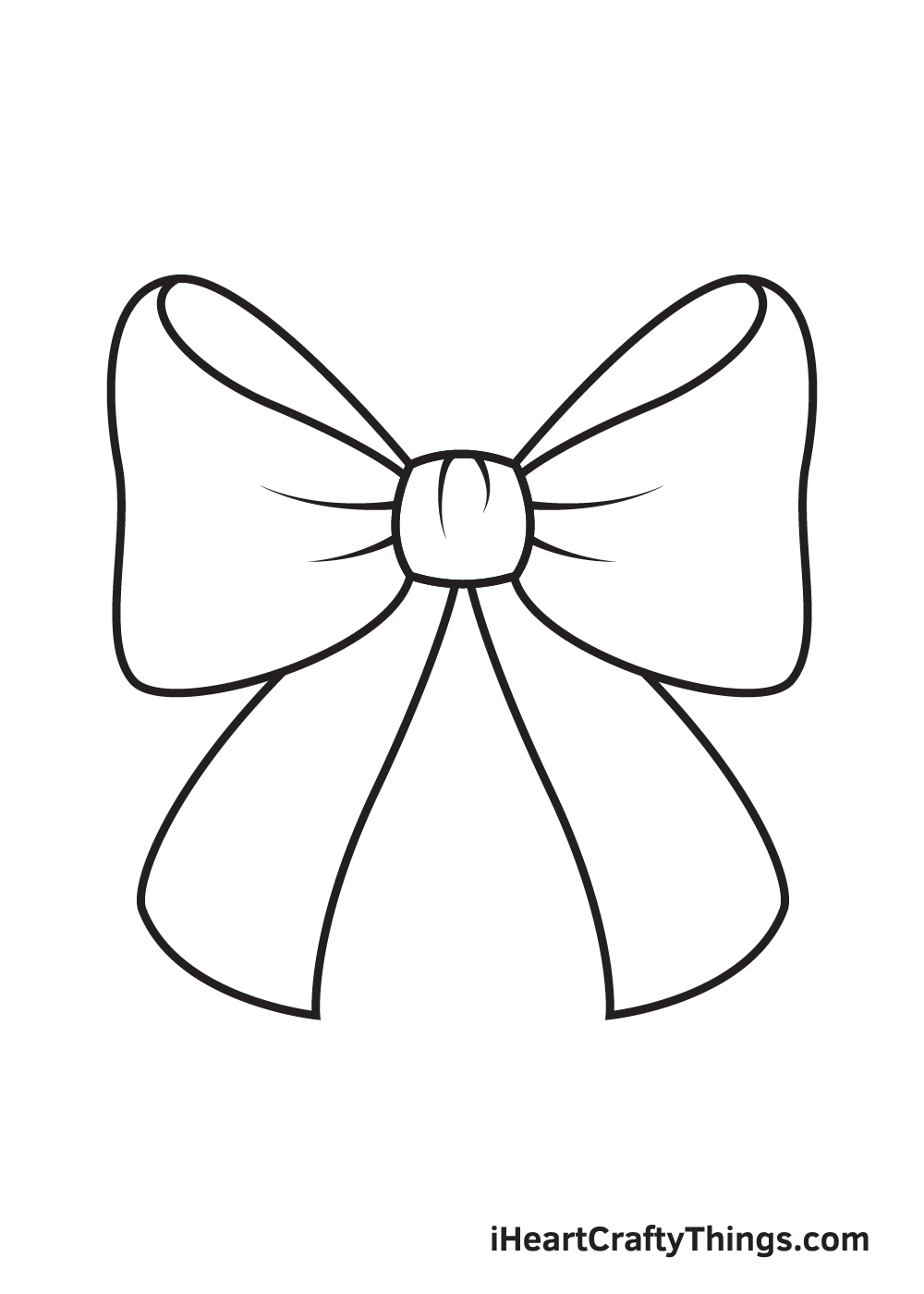 ribbon drawing step 8