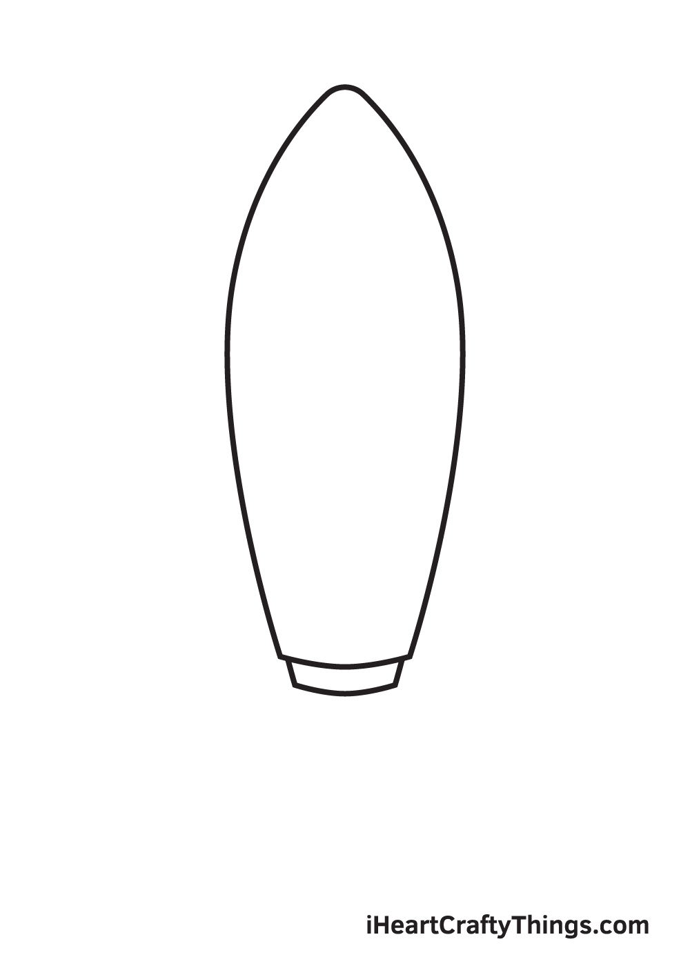rocket drawing step 2