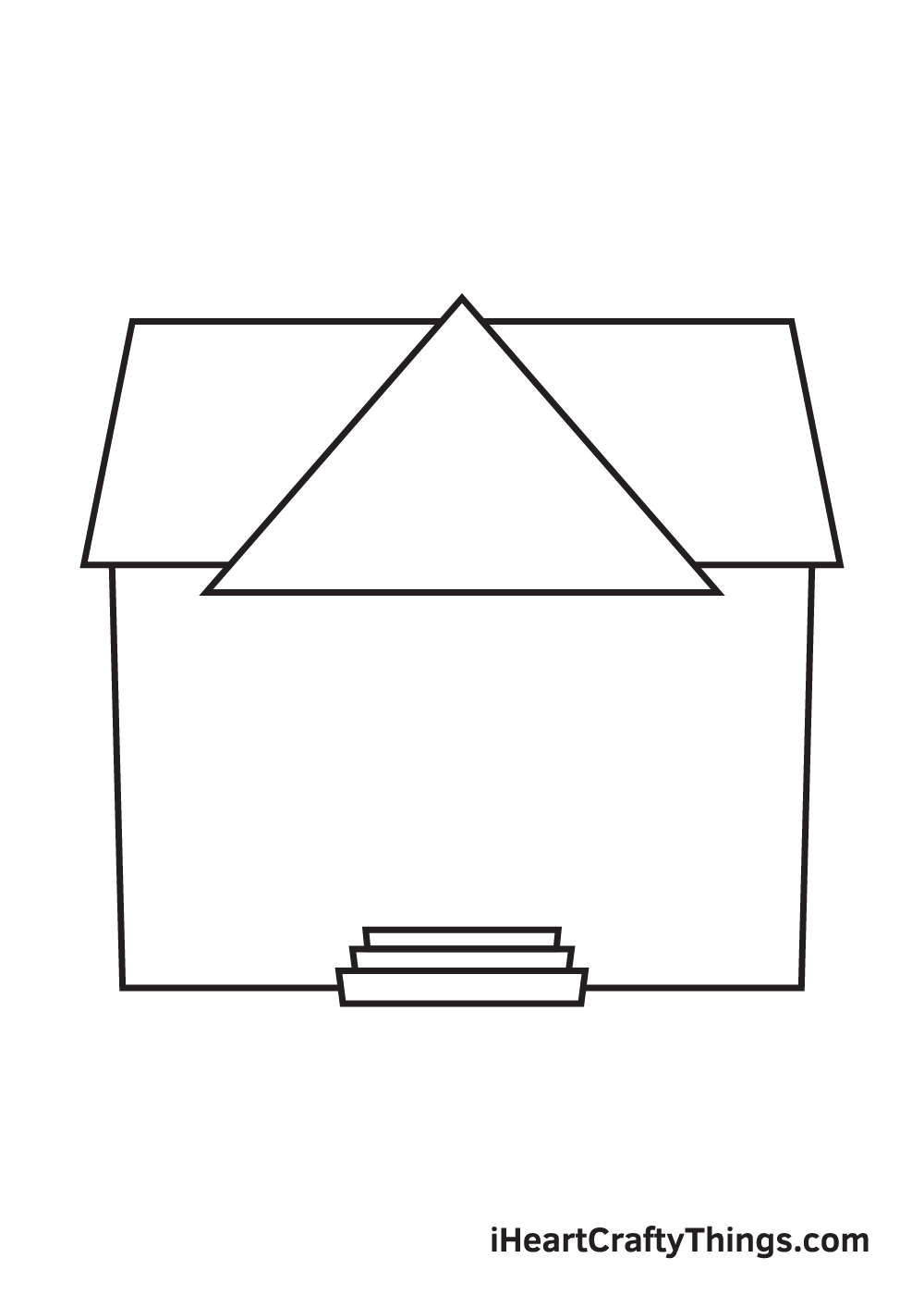 school drawing step 4