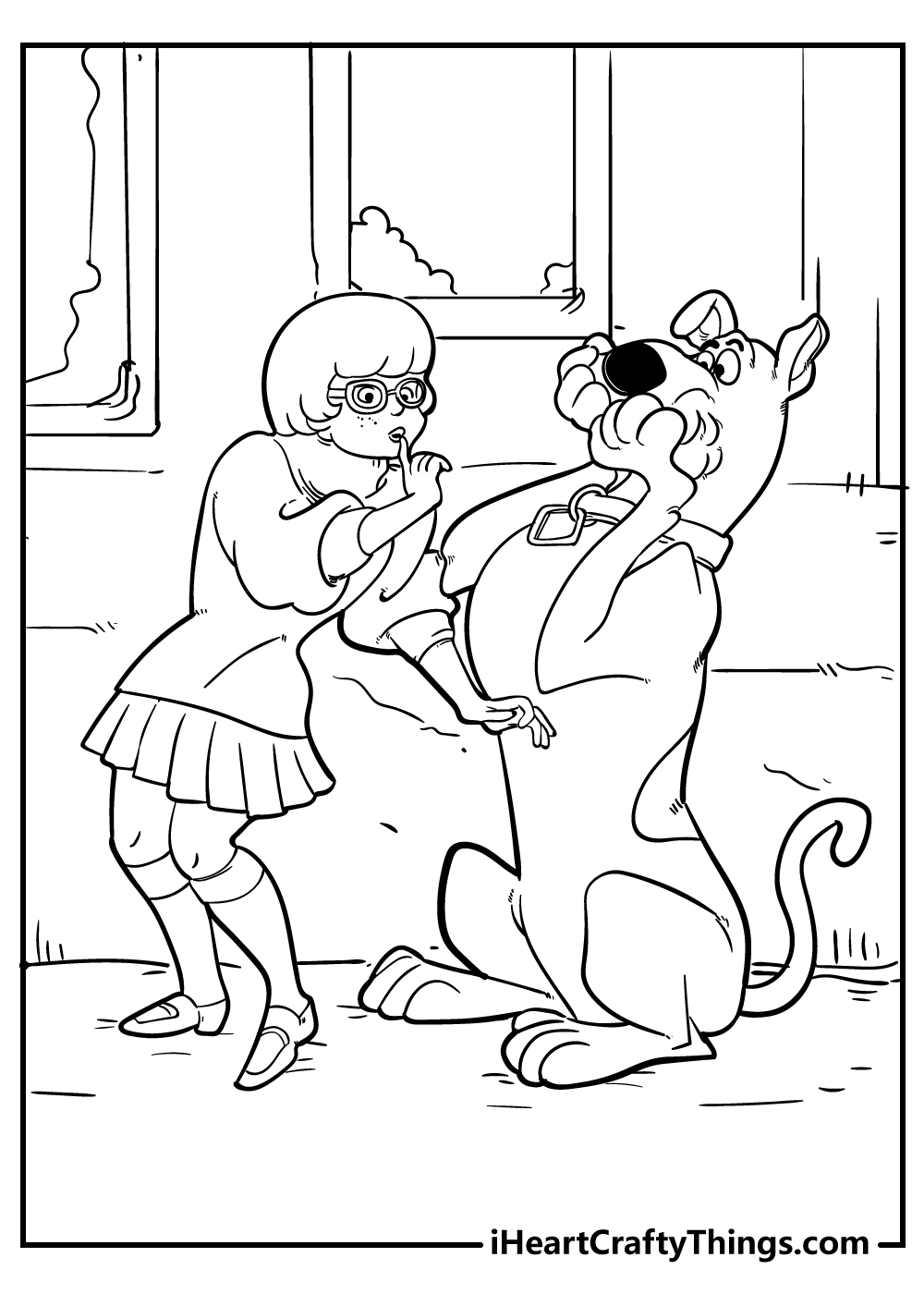 scooby doo characters coloring pages free printable