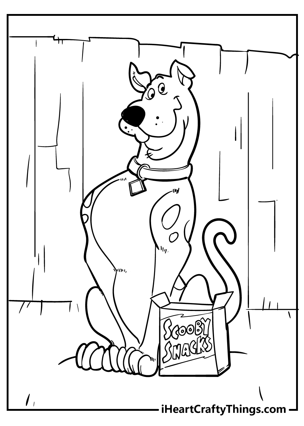 scooby dooby doo coloring pages free download