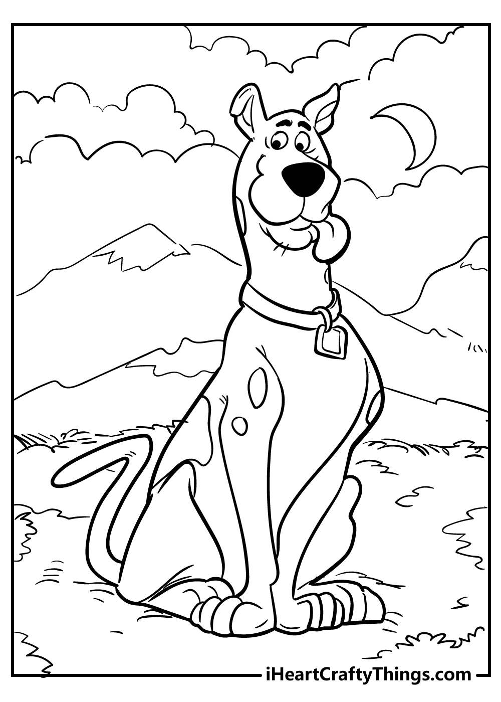 scooby doo halloween coloring pages