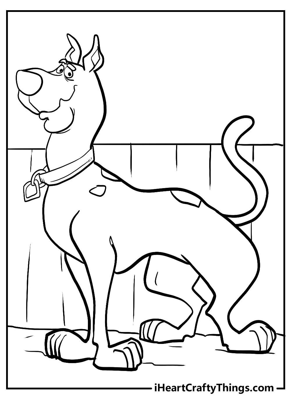 Easy Scooby Doo Coloring Pages SCOOBY DOO Coloring Pages How To