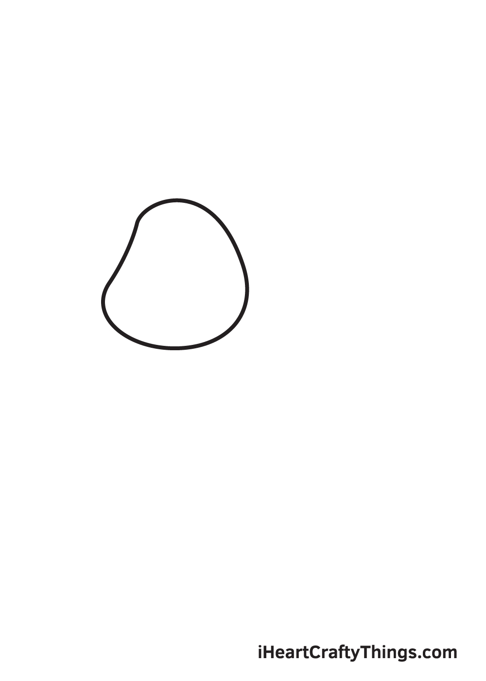 sheep drawing step 1