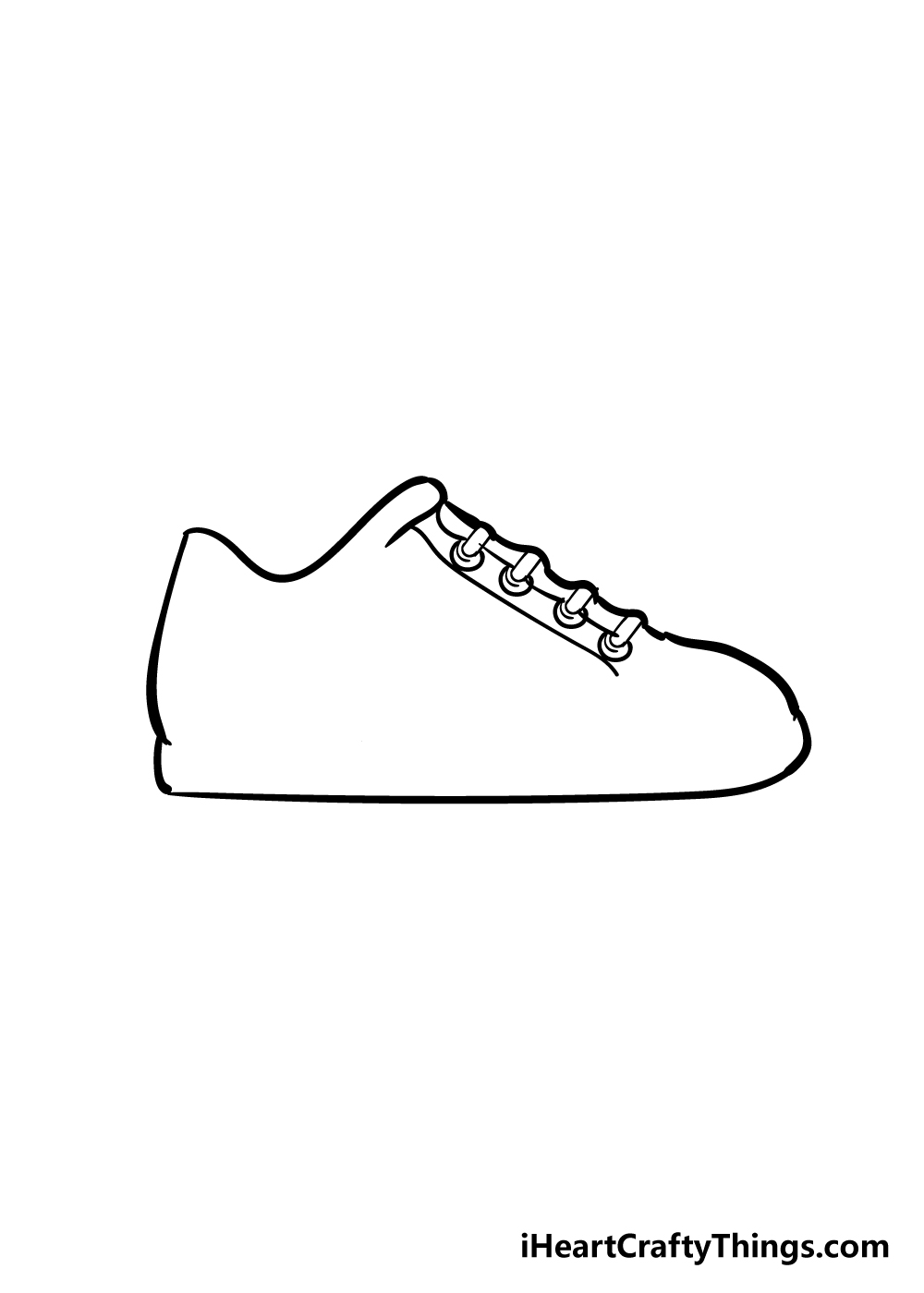 drawing shoe step 3
