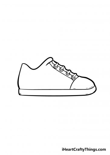 Shoe Drawing - How To Draw A Shoe Step By Step