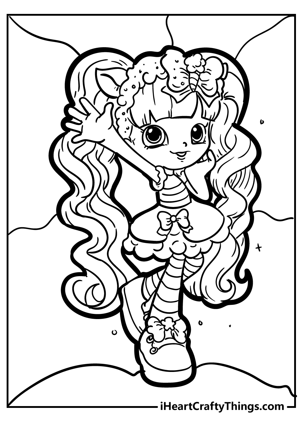 shopkins draw coloring pages