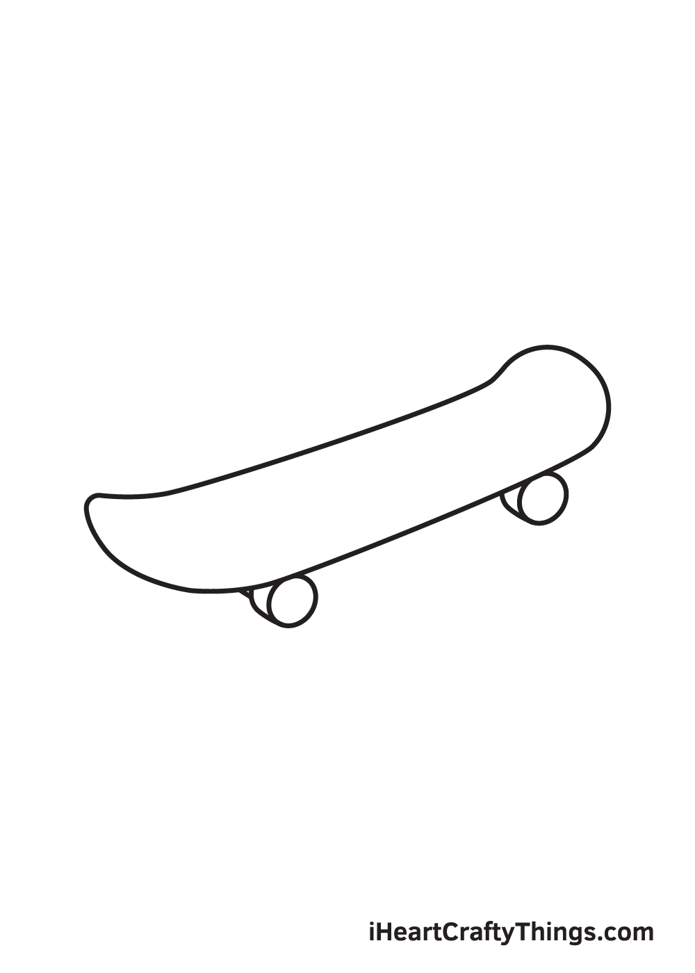 skateboard drawing step 6
