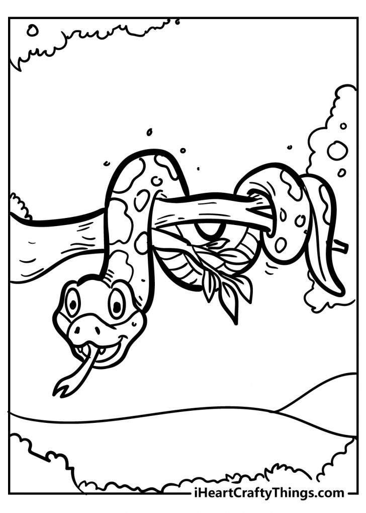 Snake Coloring Pages (Updated 2021)