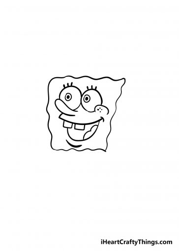 Spongebob Drawing - How To Draw Spongebob Step By Step