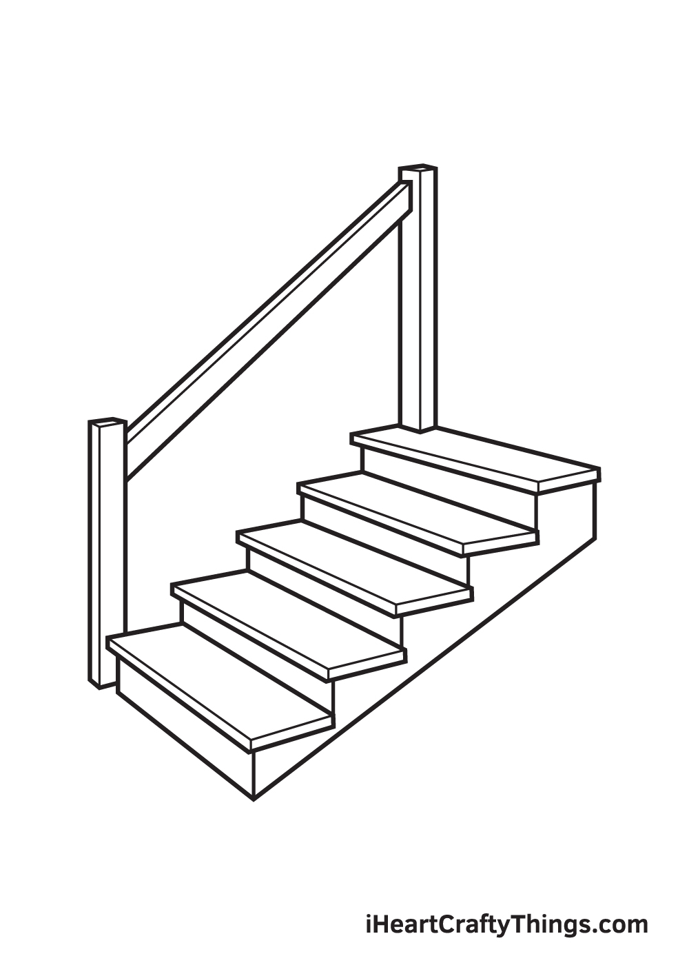 stairs drawing step 8