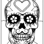 sugar skull coloring images