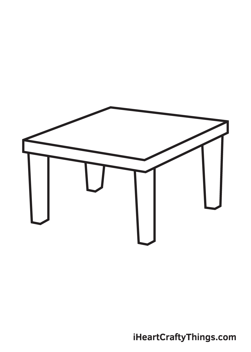 table drawing step 7