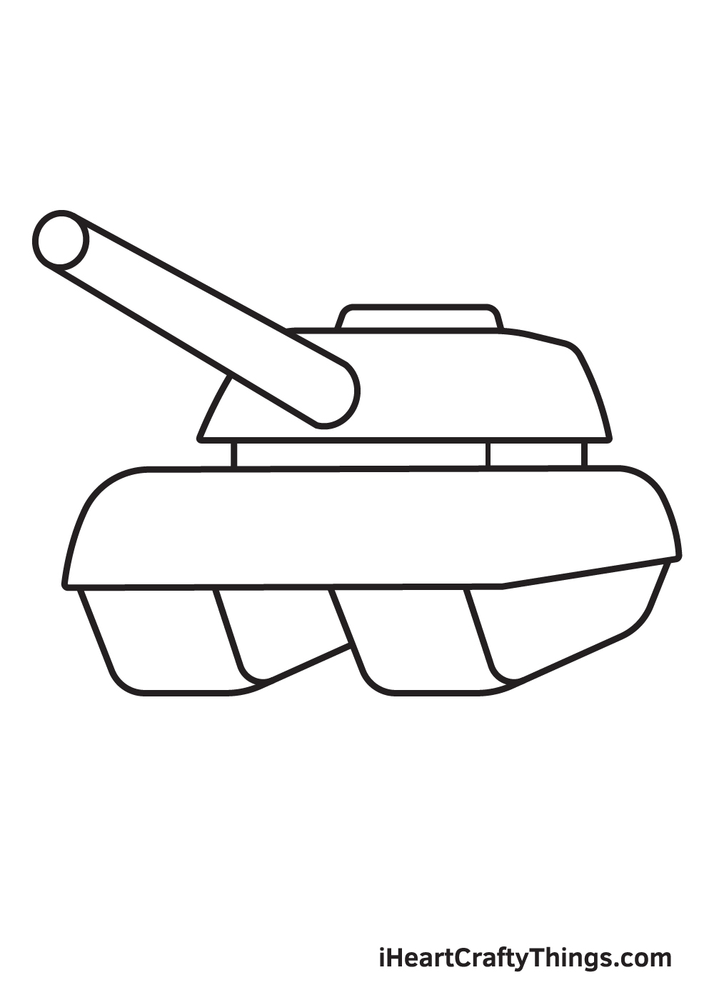 tank drawing step 6