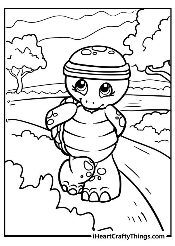 Turtle Coloring Pages (Updated 2021)