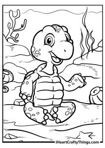 31 Turtle Coloring Pages (100% Free Printables)