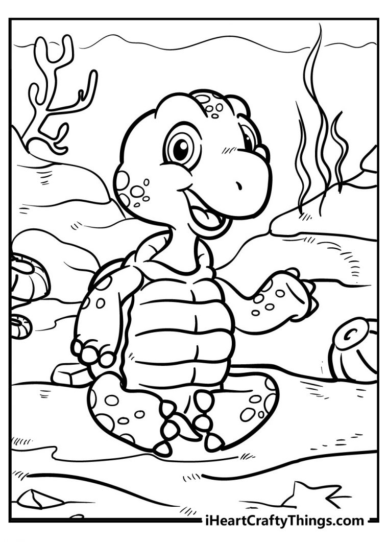 31 Turtle Coloring Pages (100% Free Printables)