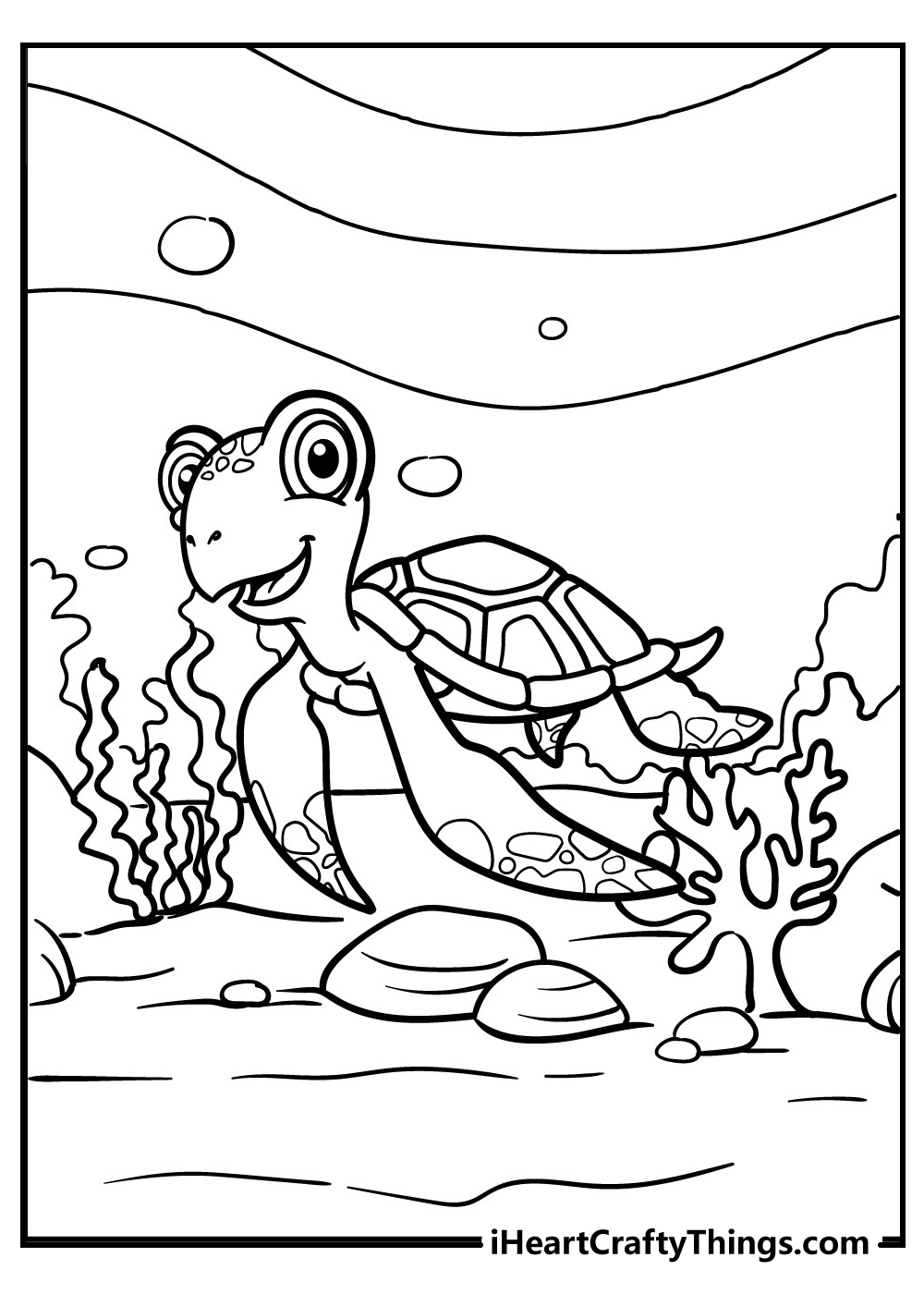 Turtle Coloring Pages (Updated 2021)