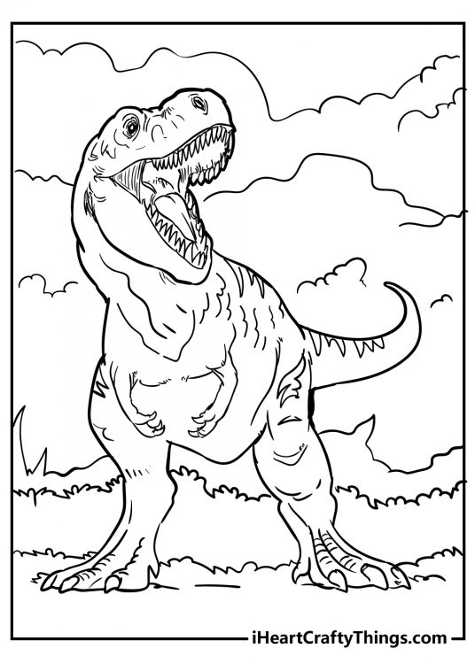 Tyrannosaurus Coloring Pages (Updated 2021)