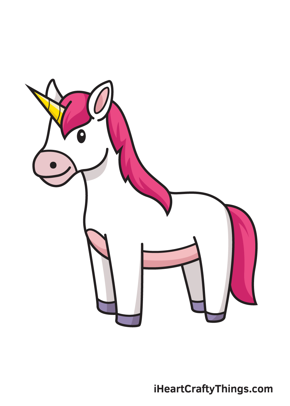 Unicorn Drawing - How To Draw A Unicorn Step By Step