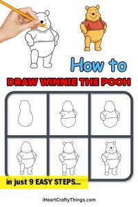 Winnie The Pooh Drawing - How To Draw Winnie The Pooh Step By Step