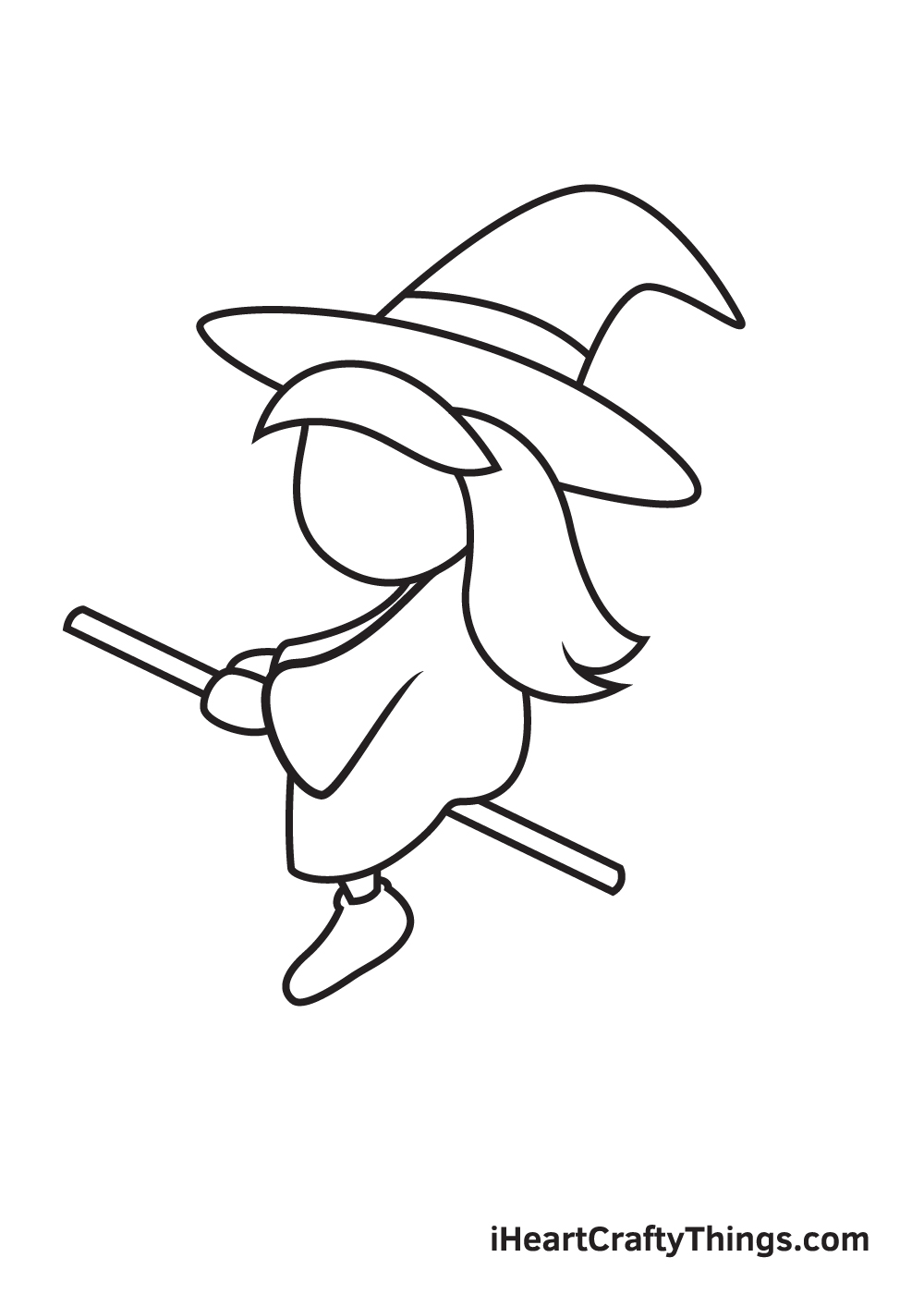 witch drawing step 7