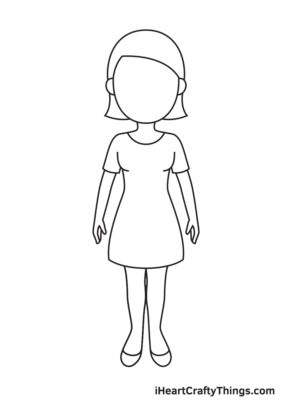 Simple and Fun Girl Drawing Tutorial-saigonsouth.com.vn