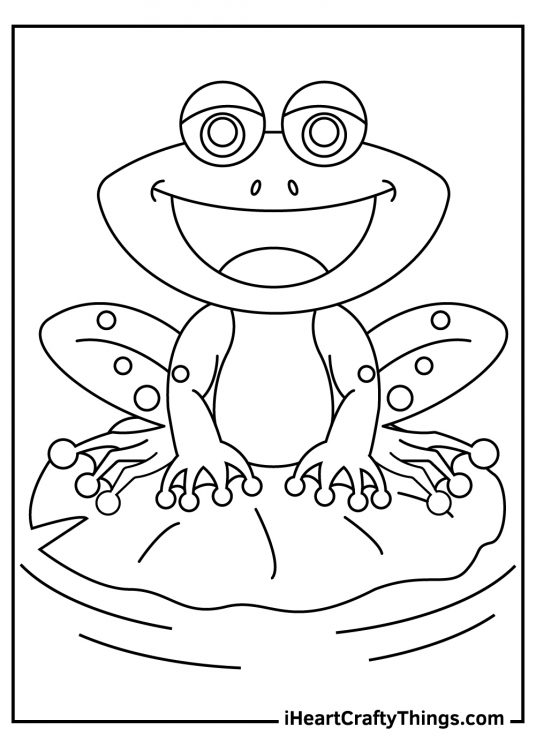 25 Frog Coloring Pages (100% Free Printables)