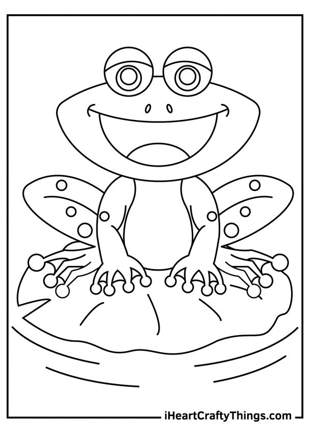 25 Frog Coloring Pages (100% Free Printables)
