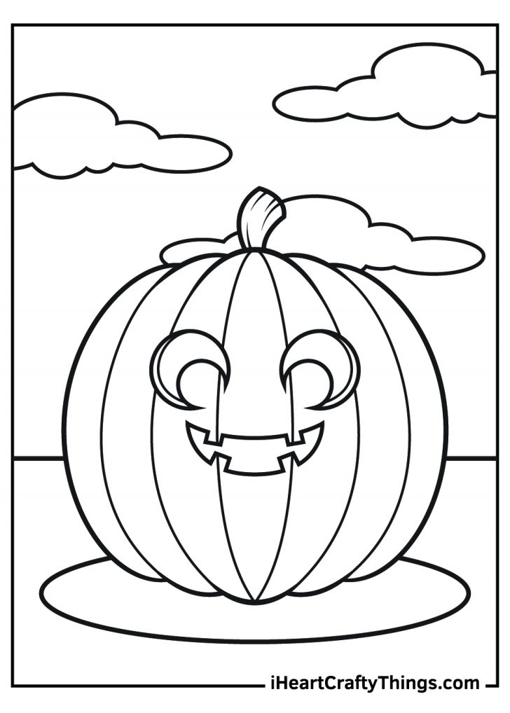 Jack O Lantern Coloring Pages (100% Free Printables)