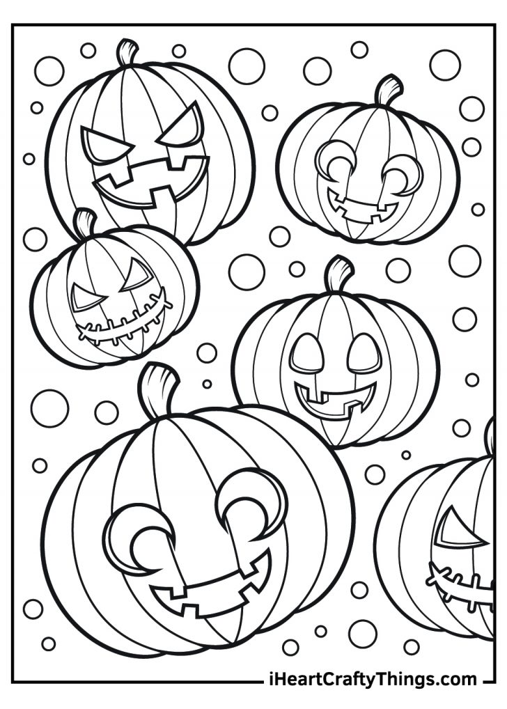 Jack O Lantern Coloring Pages (Updated 2022)