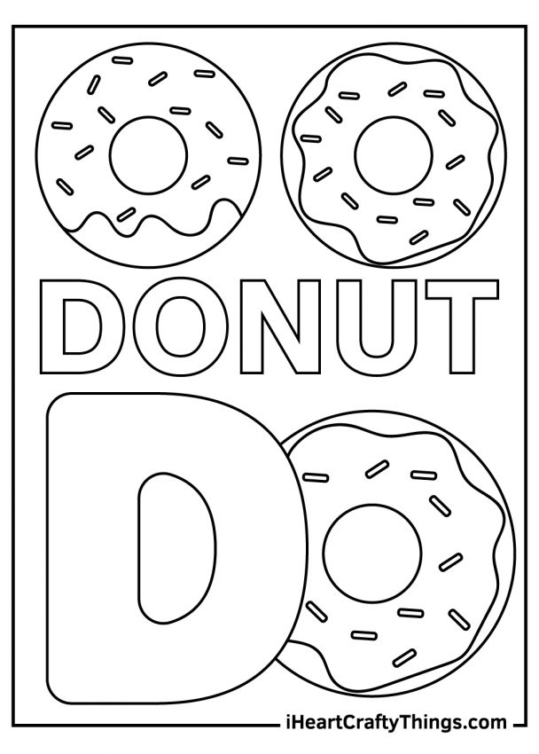 Letter D Coloring Pages (Updated 2021)