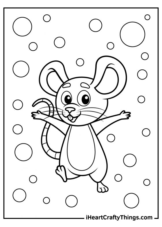 15 Mouse Coloring Pages (100% Free Printables)