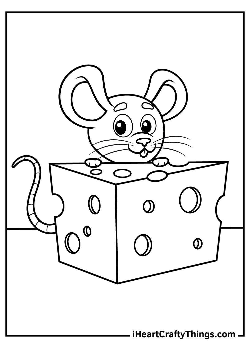 free printable mouse coloring pages 