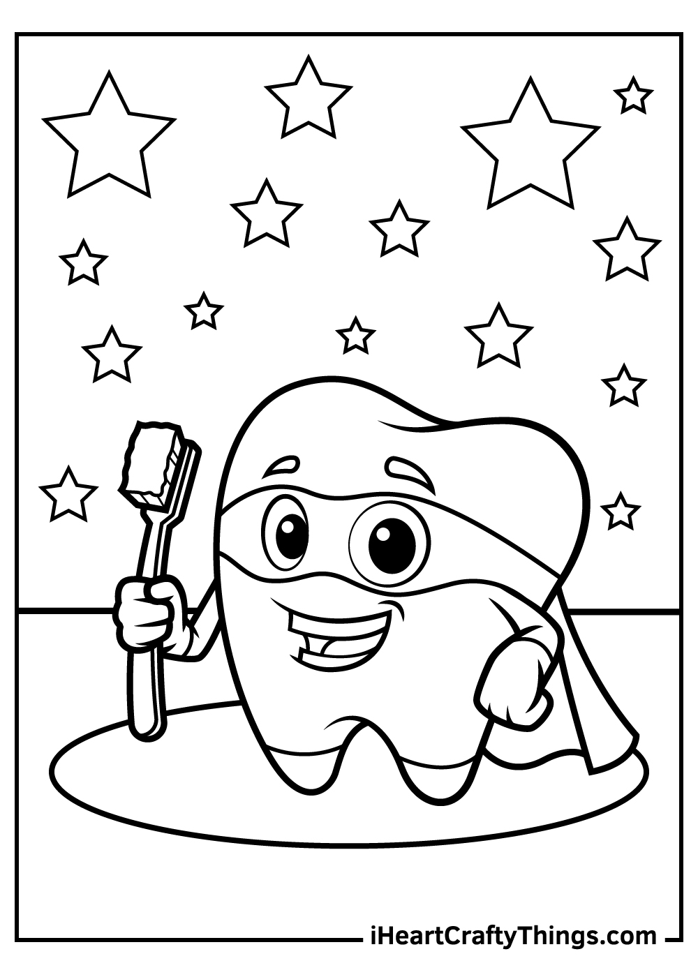 Tooth Coloring Pages (Updated 2023)