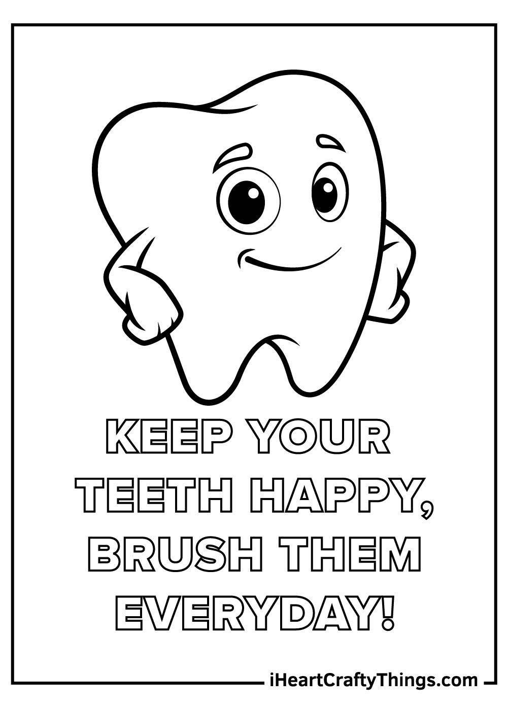 Dental Coloring Pages, Fun Stuff For Kids